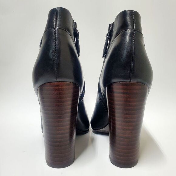 TORY BURCH Fulton Block Heel Ankle Booties in Size 9.5M - Picture 4 of 13